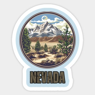 Nevada State USA Sticker